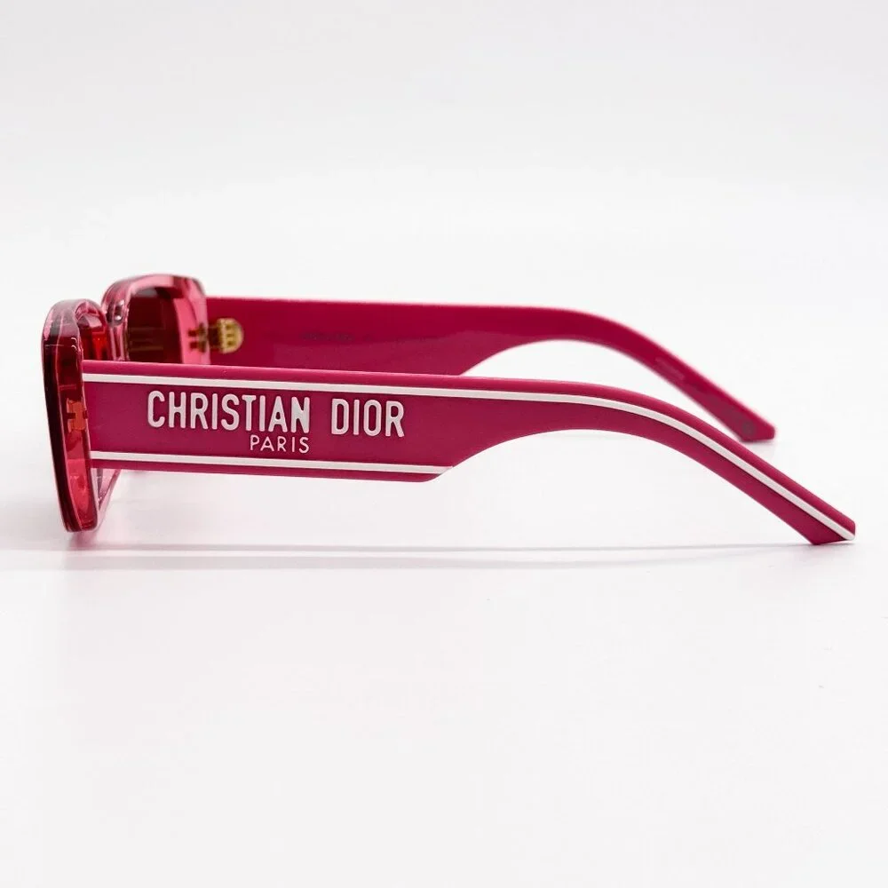 NEW DIOR SUNGLASSES, DIOR WILDIOR S2U 73D0 PINK SQUARE WOMEN SUNGLASSES DIOR - Picture 7 of 12